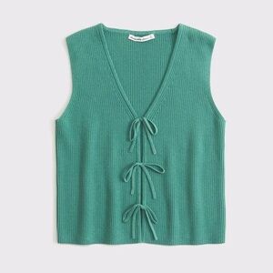 Abercrombie & Fitch Teal Knit Tank Top